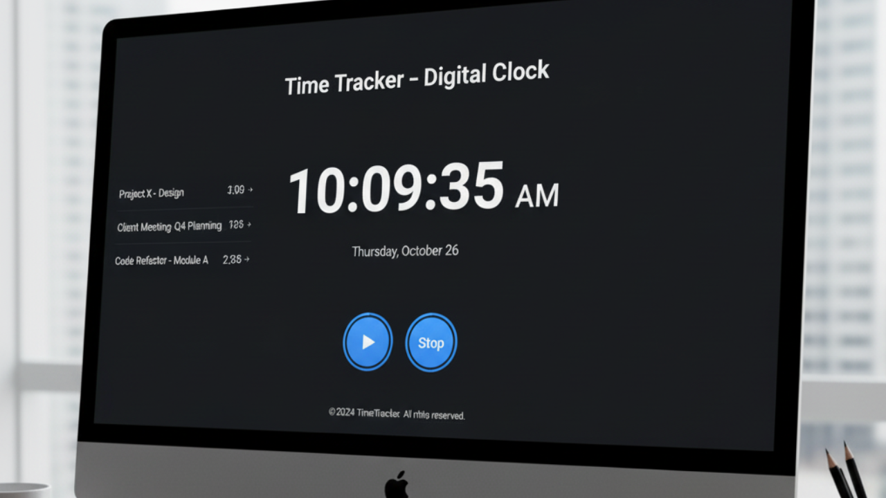 Time Tracker – Digital Clock Thumbnail